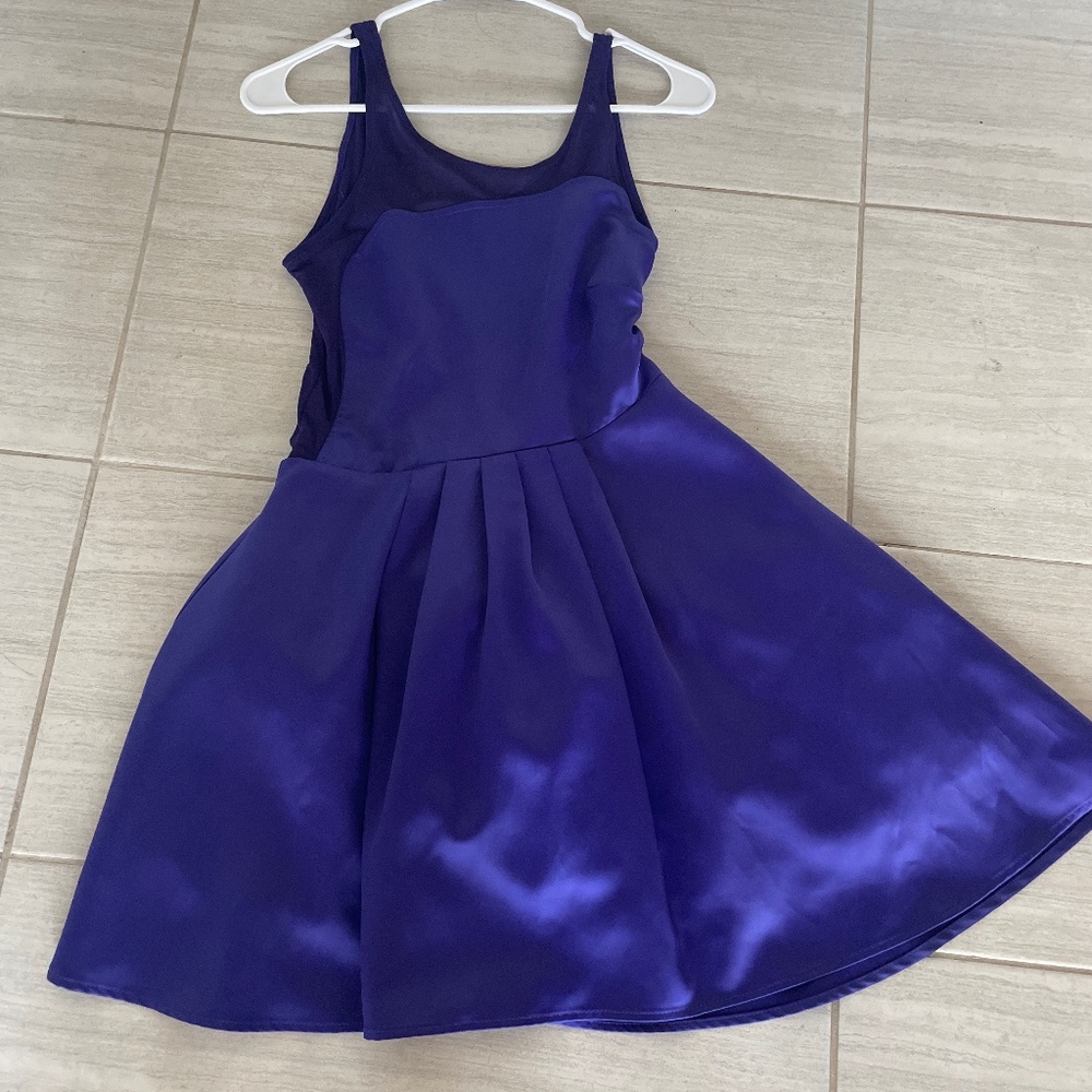 Nasty Gal Blue Flirty Cocktail Dress